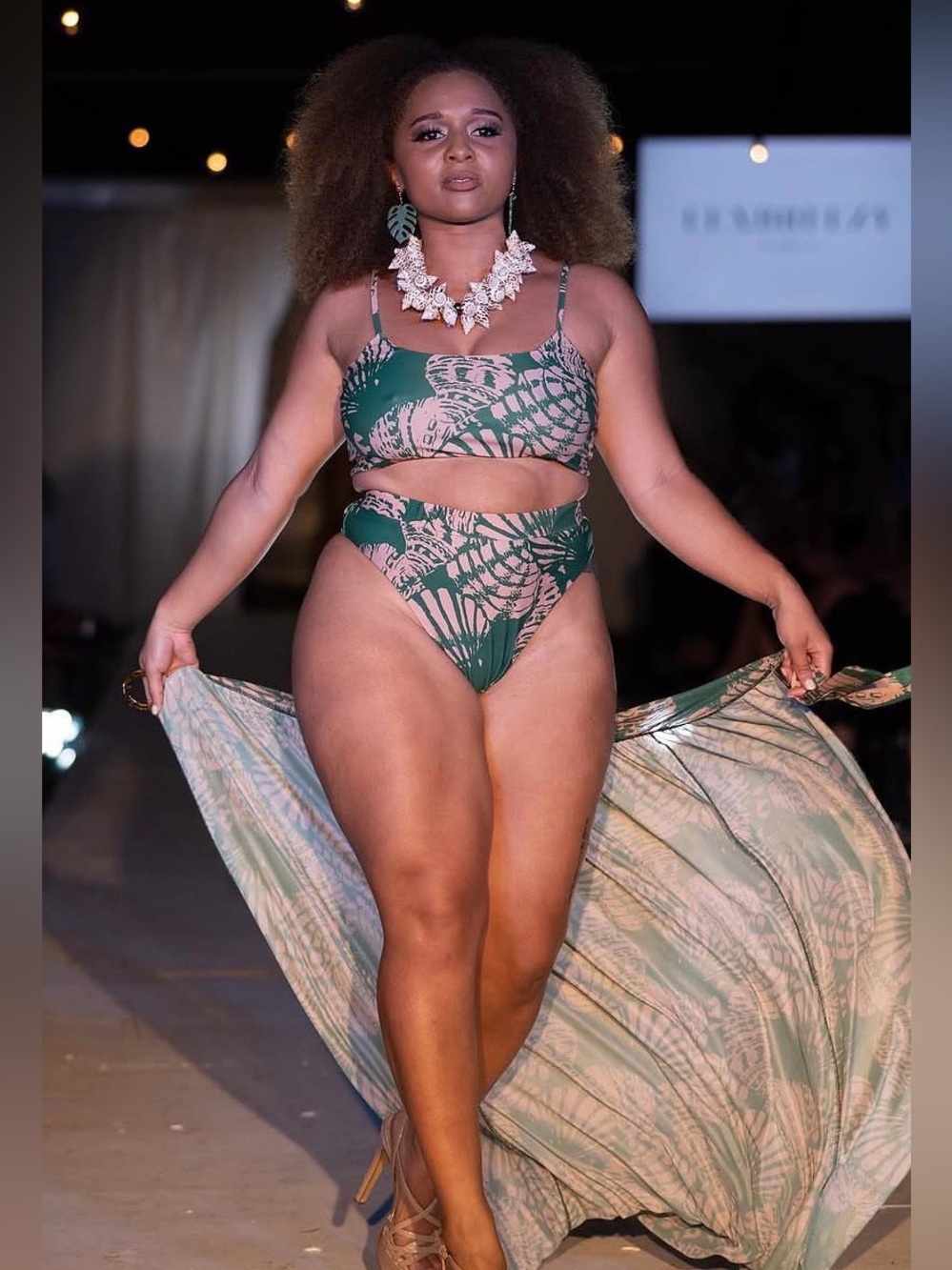 LexBreezy Wrap Skirt Seashell Pareo Sarong Bikini Swim Cover Up Tortoise Ring